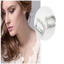 Silver Plated Horseshoe Earrings
