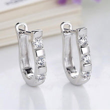 Silver Plated Horseshoe Earrings