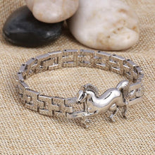 Stainless Steel Horse Charm Bracelet