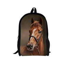 3D Horse Printed Backpack for Boys and Girls